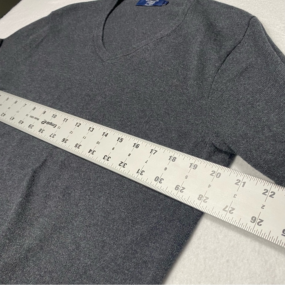 2/$30 J. Crew Cotton with Cashmere V Neck Long Sleeve Sweater Size M #1587 - Picture 10 of 11